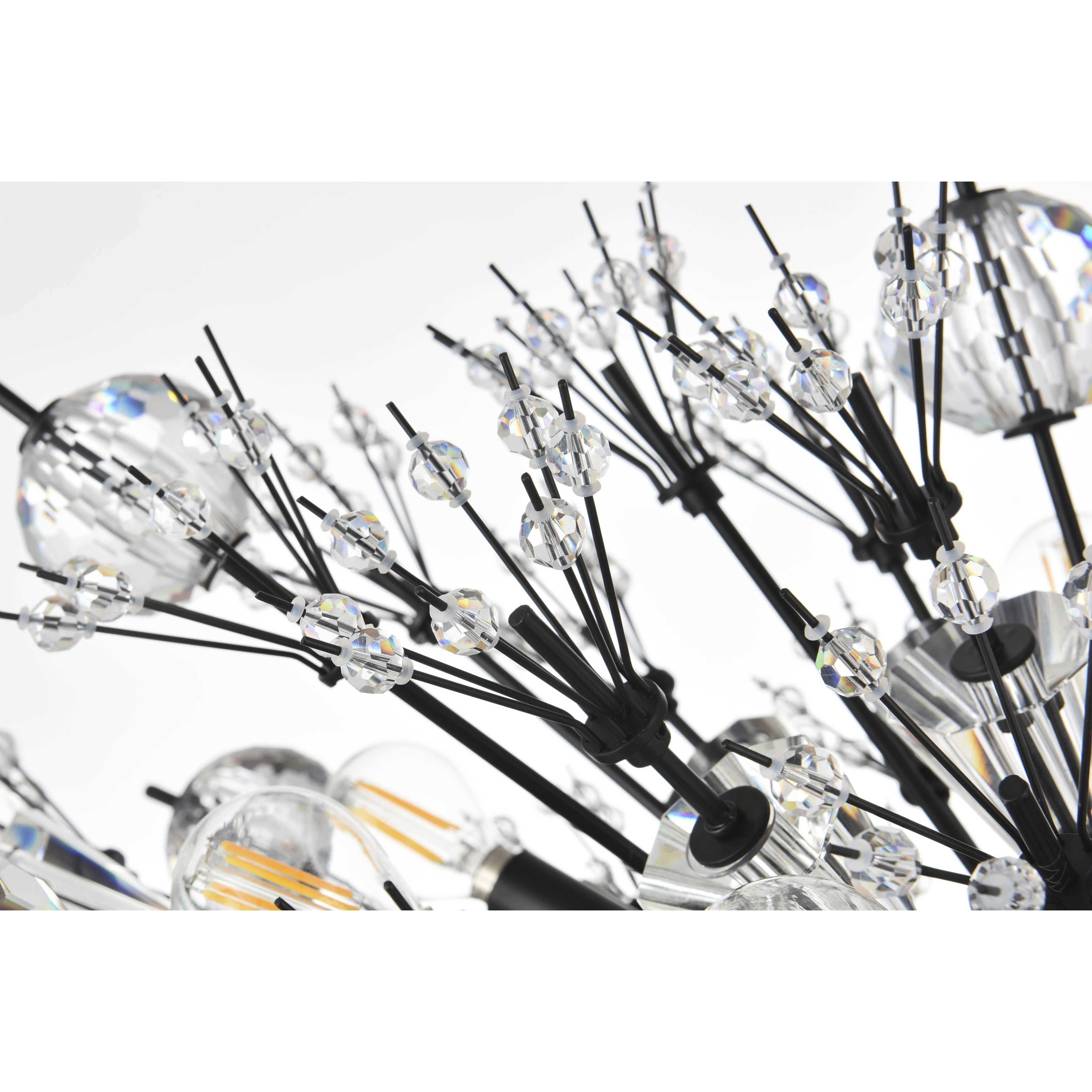 Vera 24 Light 23 inch Black Pendant Ceiling Light