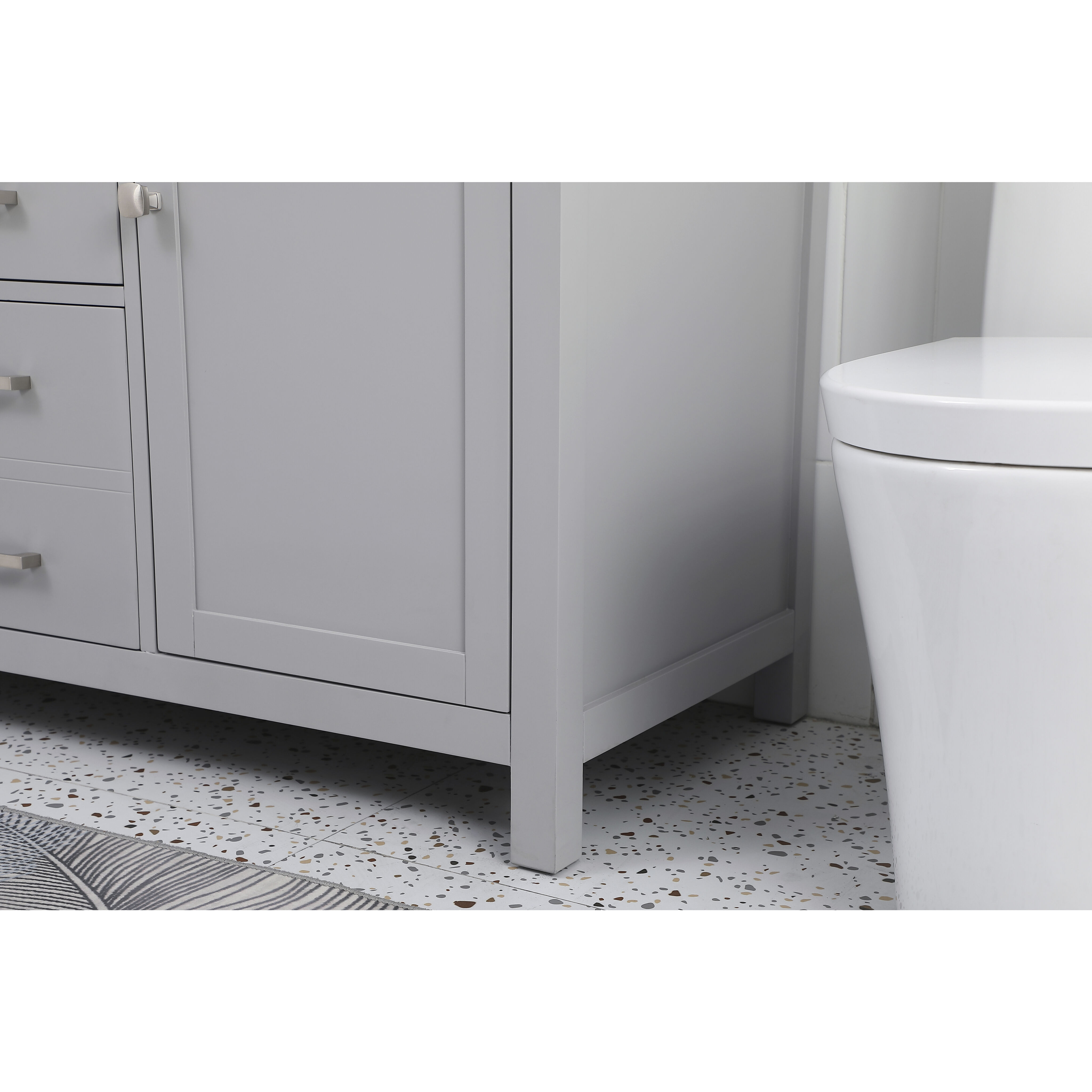 Lewis 54 X 22 X 34 inch Grey Vanity Sink Set