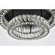Monroe 2 Light 26 inch Black Flush Mount Ceiling Light