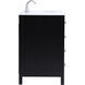 Irene 48 X 22 X 34 inch Black Vanity Sink Set