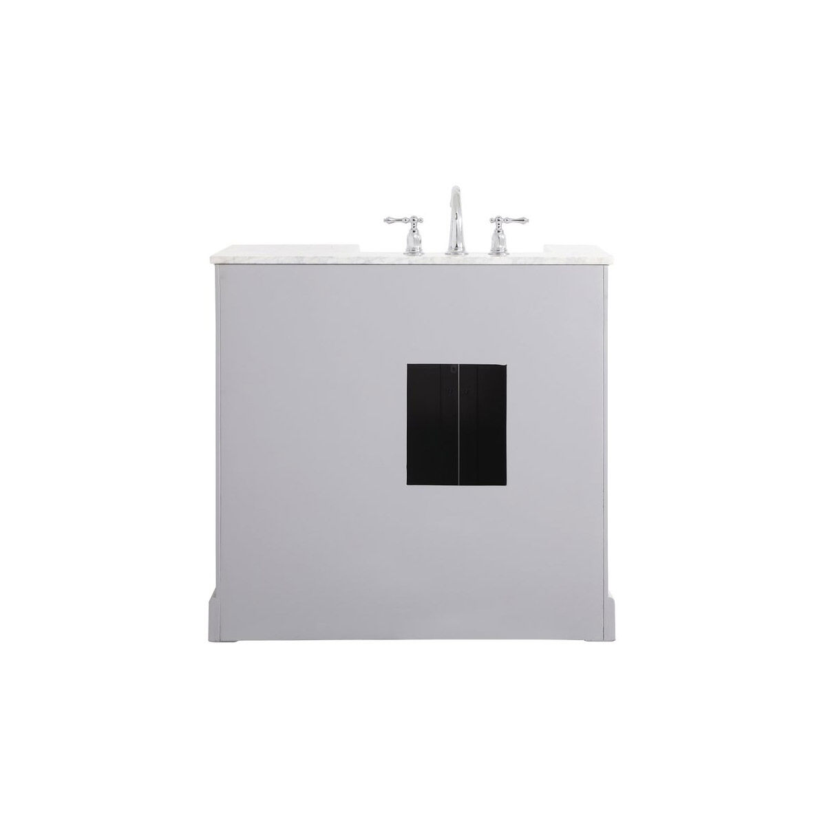 Franklin 36 X 22 X 35 inch Grey Bathroom Vanity Cabinet