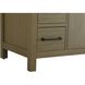 Nathan 48 X 34 inch Chestnut Brown Bathroom Vanity Cabinet in Not Included