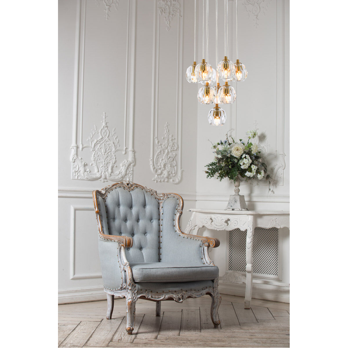 Eren 10 Light 11 inch Gold Pendant Ceiling Light