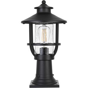 Janney 1 Light 16.5 inch Black Outdoor Post Light