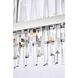 Serephina 16 Light 30 inch Chrome Linear Chandelier Ceiling Light