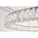 Monroe LED 42 inch Gold Chandelier Ceiling Light