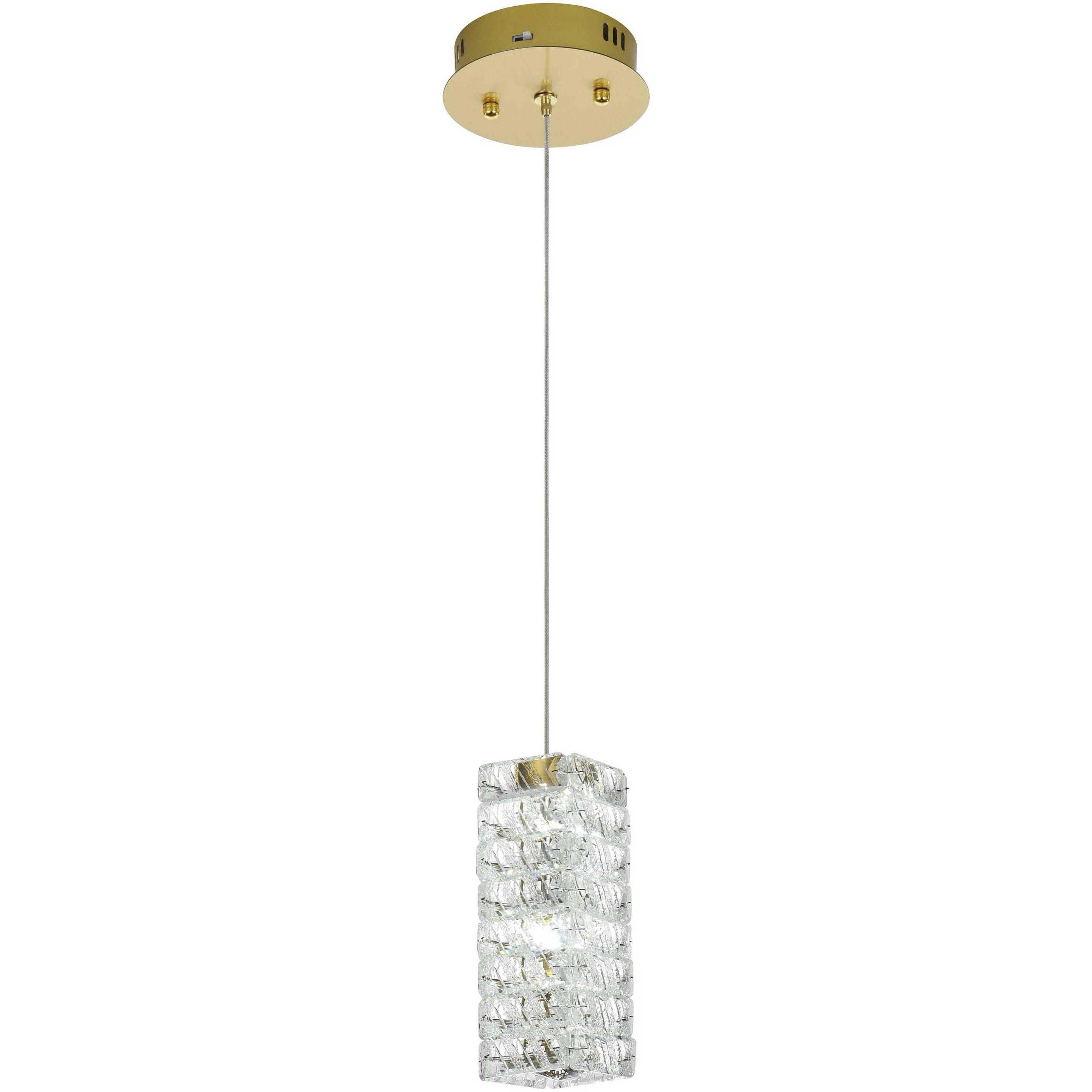 Aston 1 Light 6.5 inch Satin Gold Pendant Ceiling Light