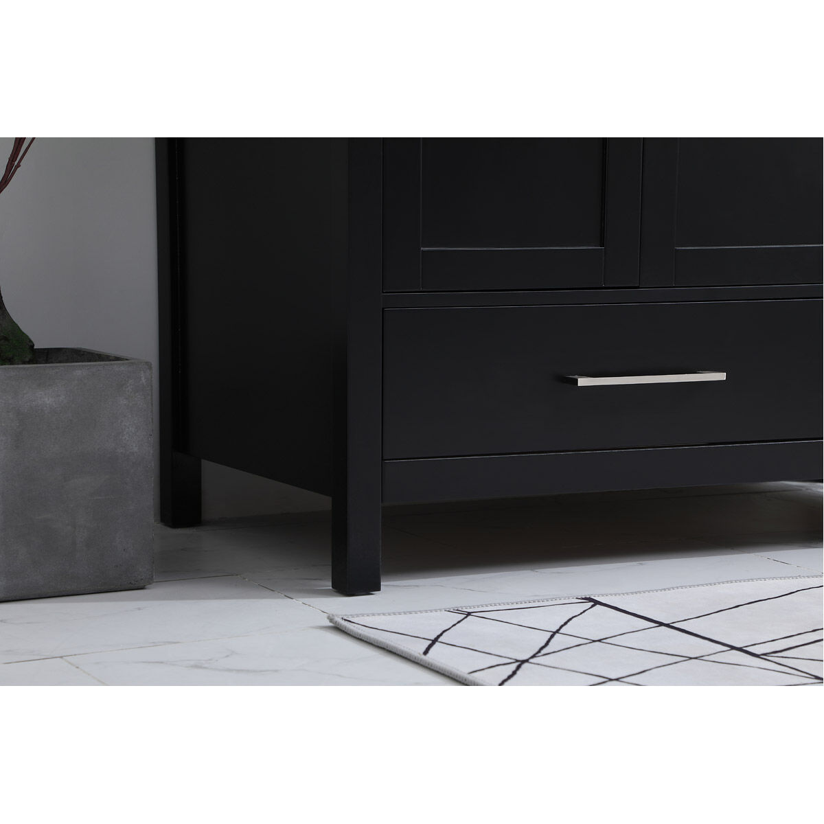 Irene 42 X 22 X 34 inch Black Vanity Sink Set