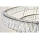 Monroe LED 42 inch Chrome Chandelier Ceiling Light