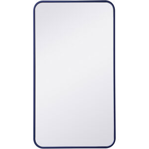 Evermore 36 X 20 inch Blue Mirror