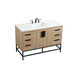 Eugene 48 X 22 X 34 inch Mango Wood Vanity Sink Set