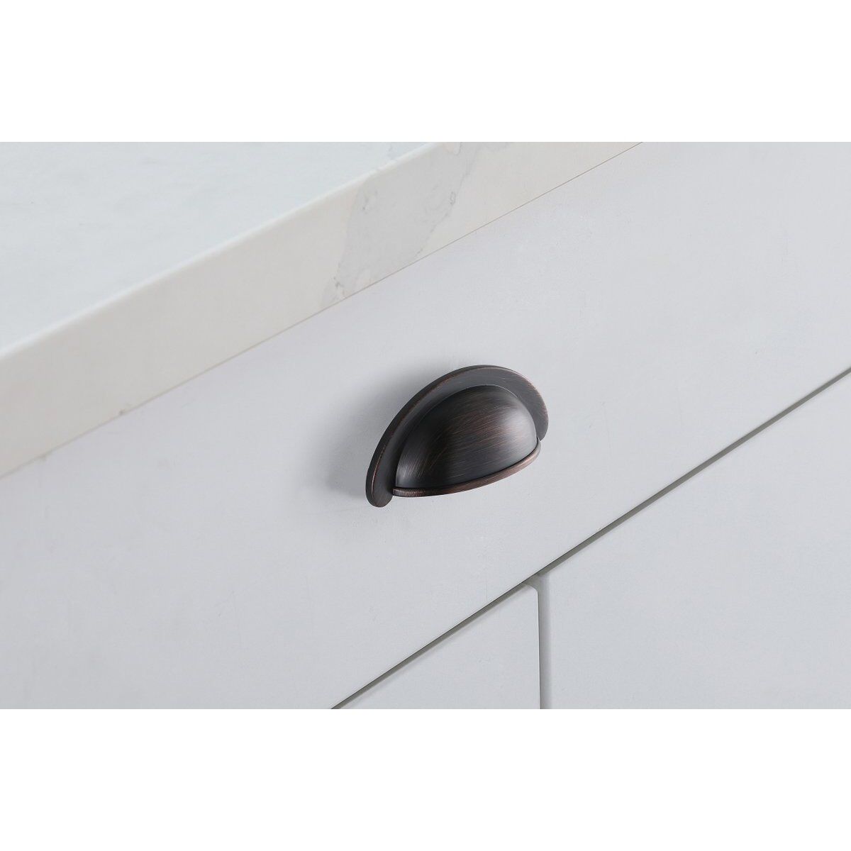 Claude Oil-Rubbed Bronze Hardware Drawer Pull, Set of 10