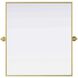 Amoura 30 X 27 inch Brass Mirror