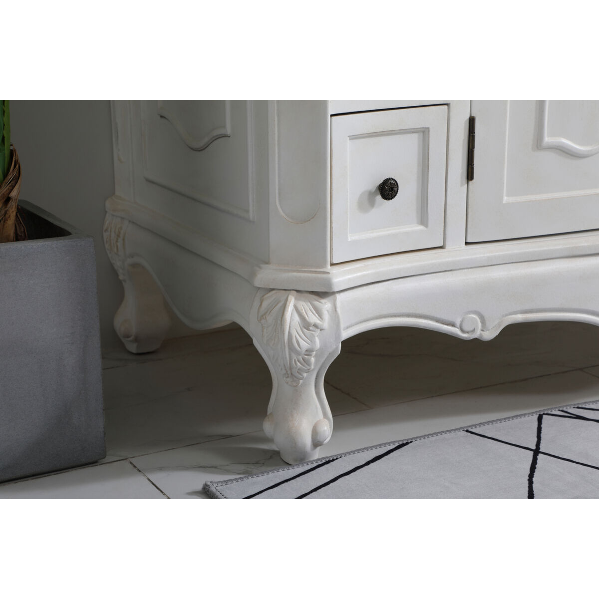 Danville 42 X 21 X 36 inch Antique White Vanity Sink Set