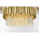 Willow 12 Light 32 inch Satin Gold Chandelier Ceiling Light