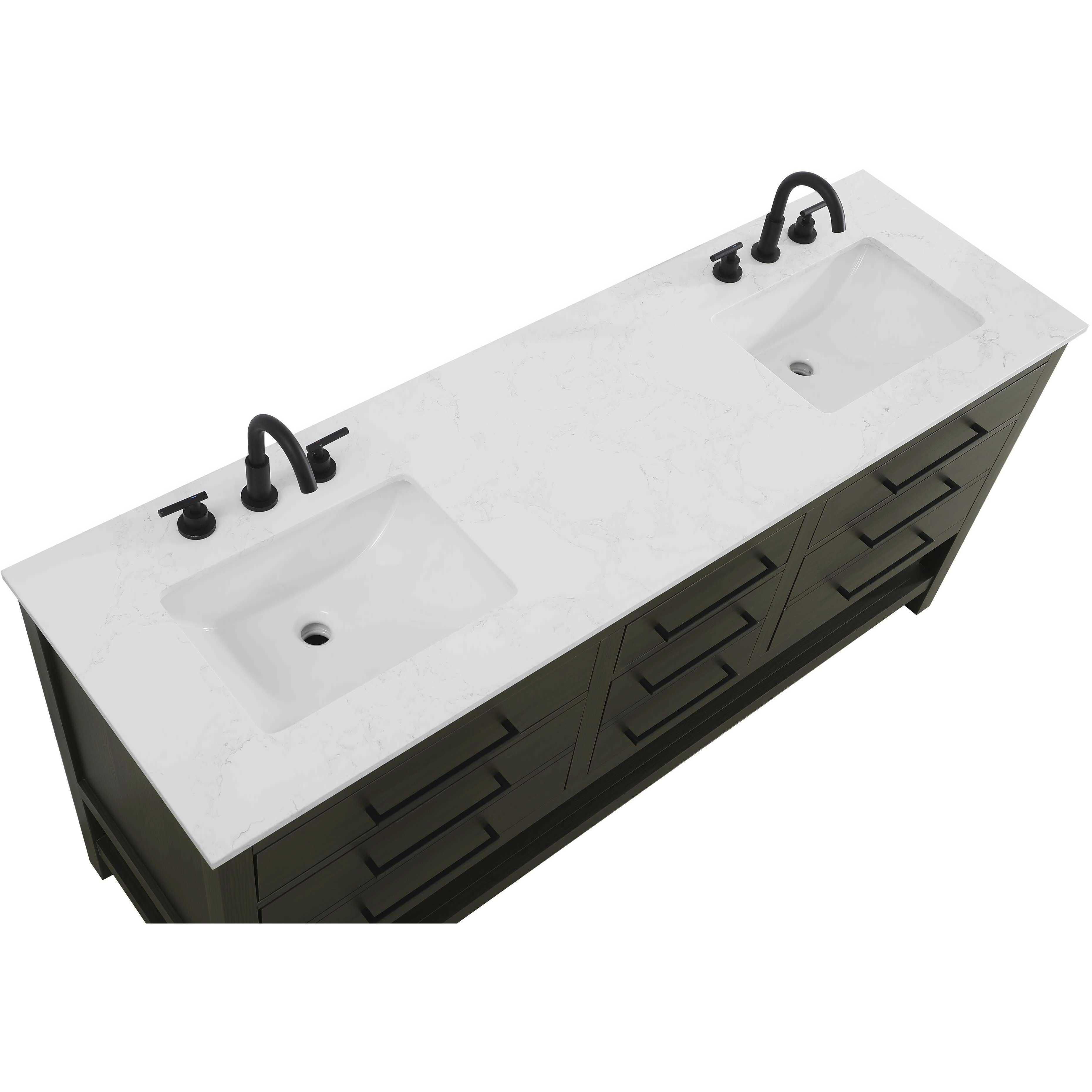 Karson 72 X 34 inch Mocha Brown Bathroom Vanity Cabinet