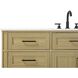 Virginia 60 X 35 inch Honey Brown Bathroom Vanity Cabinet