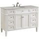 Park Avenue 48 X 35 inch White with Carrara White Marble Vanity Set