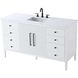 Blakely 60 X 34 inch White Bathroom Vanity Cabinet