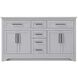 Remington 60 X 35 inch Grey Bathroom Vanity Cabinet
