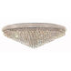 Primo 33 Light 48 inch Chrome Flush Mount Ceiling Light in Royal Cut
