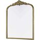 Naomi 42 X 36 inch Antique Brass Mirror