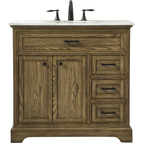 Americana 36 X 22 X 35 inch Driftwood Vanity Sink Set