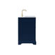Franklin 42 X 22 X 35 inch Blue Bathroom Vanity Cabinet