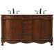 Windsor 60 X 22 X 36 inch Teak Vanity Sink Set