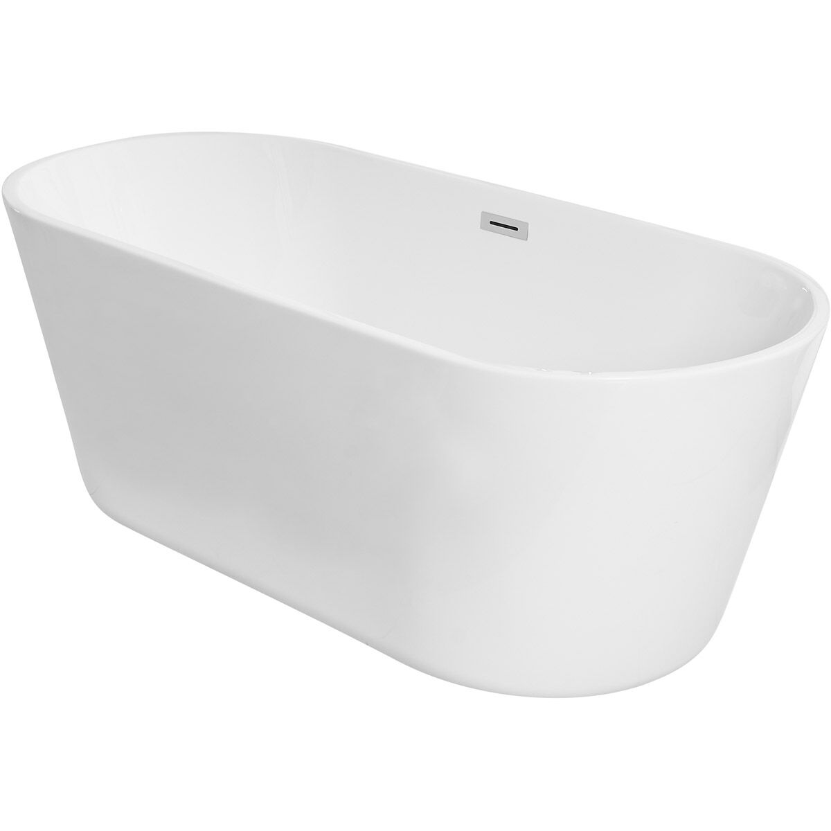 Odette Glossy White Bathtub