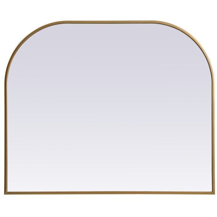 Blaire 36 X 30 inch Brass Mirror