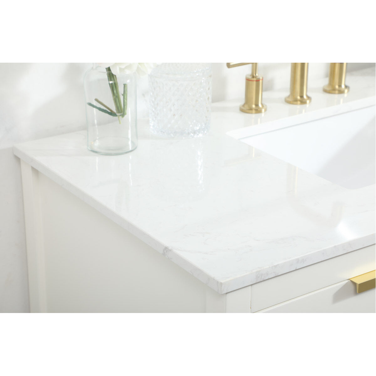 Larkin 42 X 22 X 34 inch White Vanity Sink Set