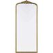 Naomi 72 X 30 inch Antique Brass Mirror
