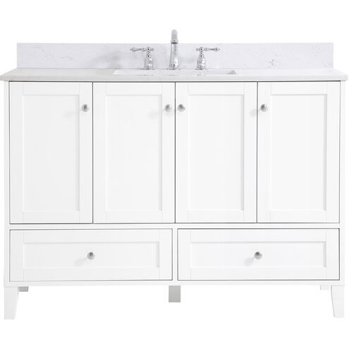 Sommerville 48 X 22 X 34 inch White Vanity Sink Set