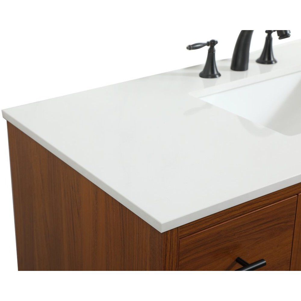 Cyrus 48 X 22 X 34 inch Teak Vanity Sink Set