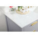 Larkin 60 X 22 X 34 inch Grey Vanity Sink Set