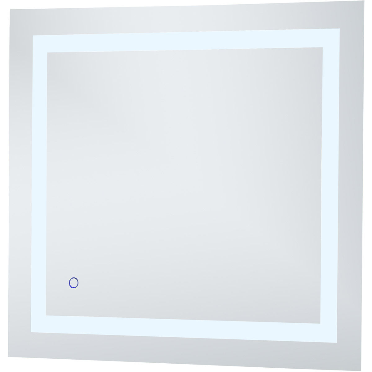 Helios 30 X 27 inch Silver Lighted Wall Mirror