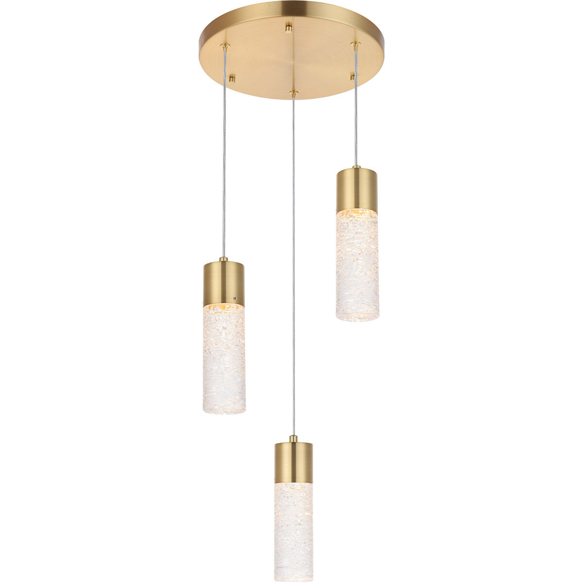 Constellation LED 11.8 inch Gold Pendant Ceiling Light