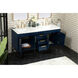 Eugene 60 X 22 X 34 inch Blue Vanity Sink Set