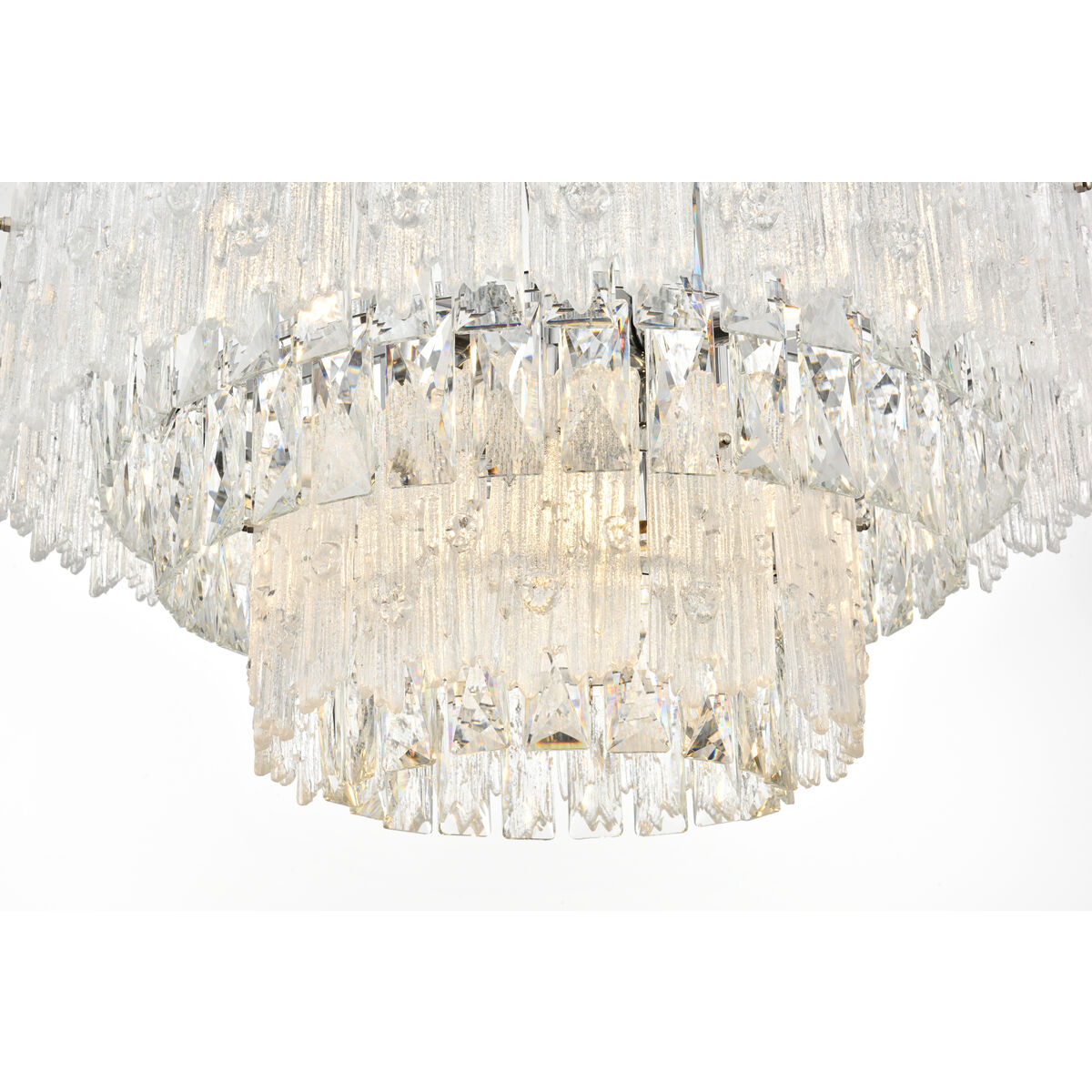 Elegant Lighting 1780D21C Emilia 6 Light 21 inch Chrome