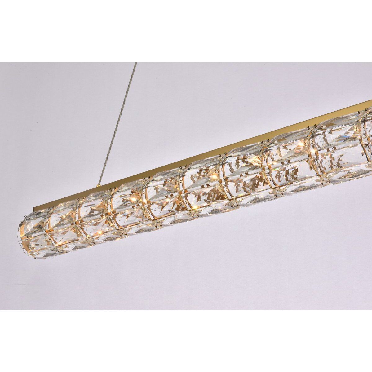 Valetta 1 Light 36 inch Gold Linear Pendant Ceiling Light