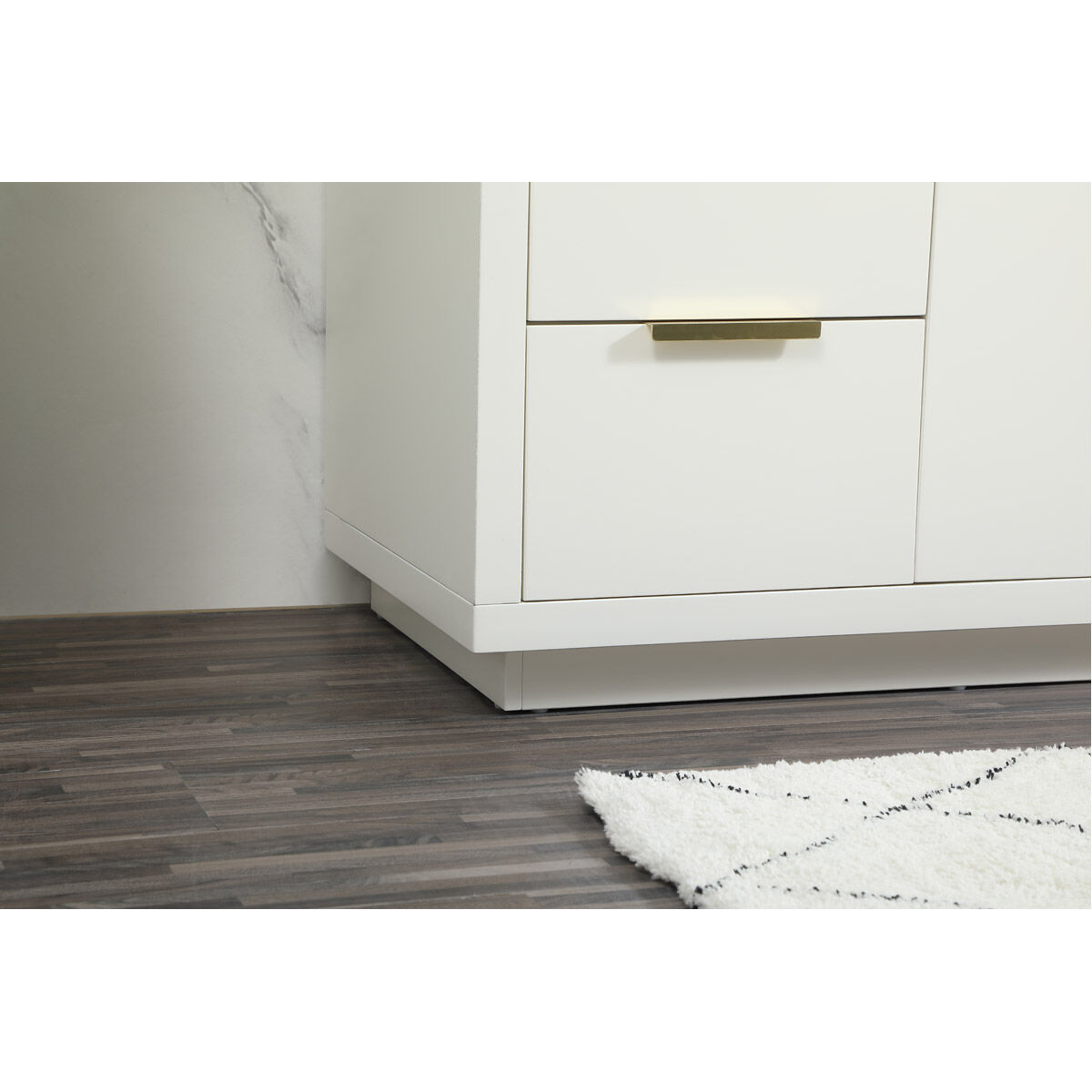 Blake 60 X 22 X 34 inch White Vanity Sink Set in 1