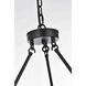 Cadence 9 Light 32 inch Black Chandelier Ceiling Light