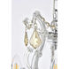 Maria Theresa 6 Light 20 inch Chrome Dining Chandelier Ceiling Light in Golden Teak, Royal Cut