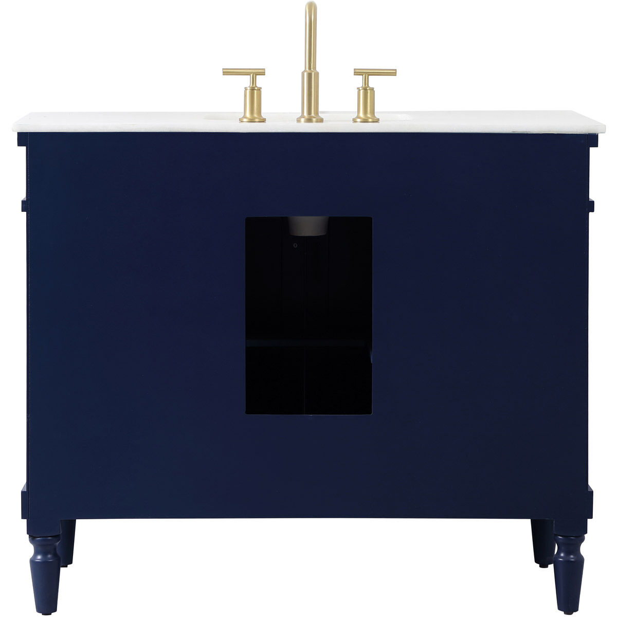 Lexington 42 X 21.5 X 35 inch Blue Vanity Sink Set