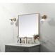 Eternity 24 X 24 inch Brass Vanity Mirror