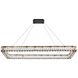Monroe 1 Light 50 inch Black Pendant Ceiling Light