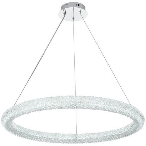 Bowen 1 Light 32 inch Chrome Chandelier Ceiling Light