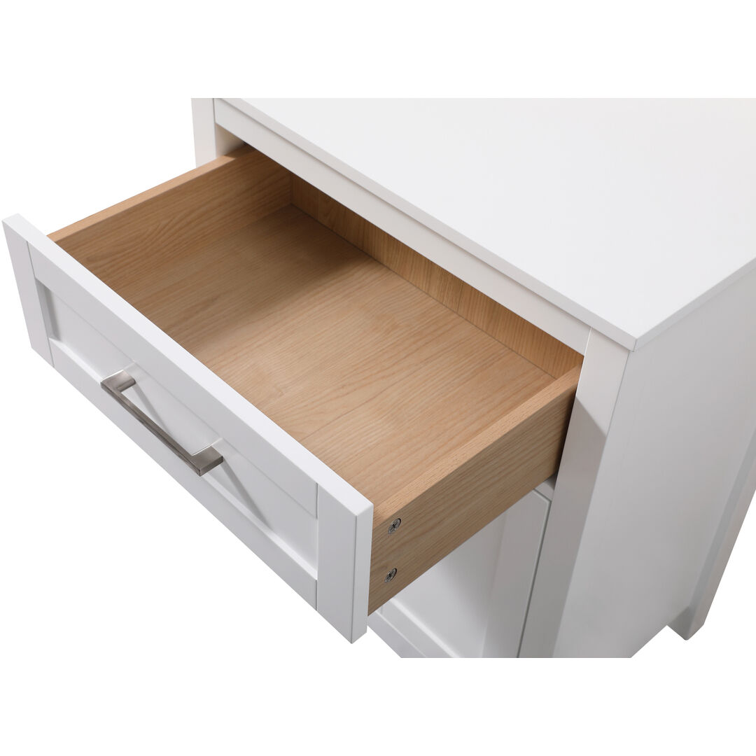 Adian White Bathroom Storage Cabinet