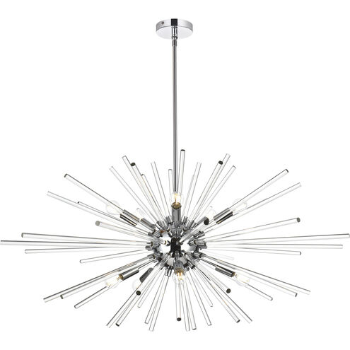 Sienna 10 Light 42 inch Chrome Pendant Ceiling Light